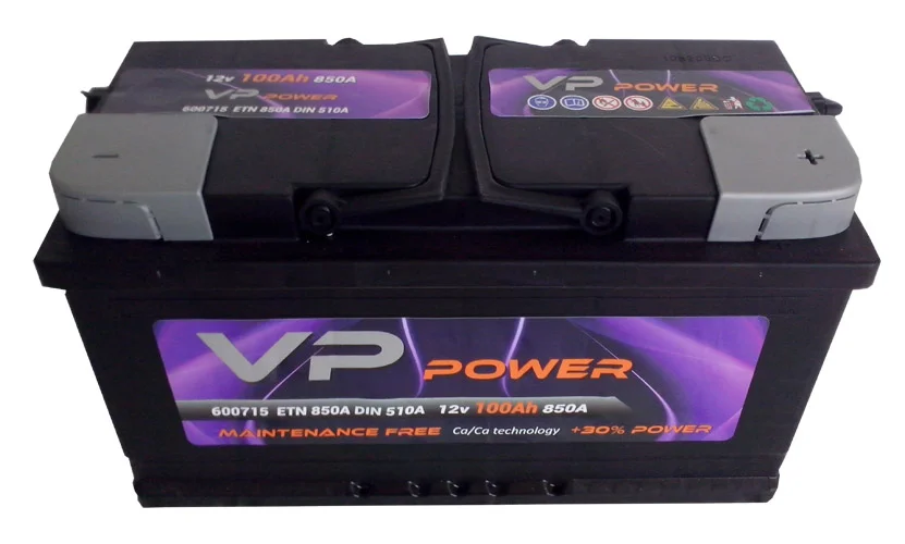 VP POWER 12V 100 Ah D+