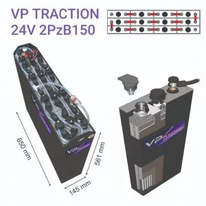 TRAKCIONA BATERIJA 24V 2PZB 150Ah-VP TRACTION