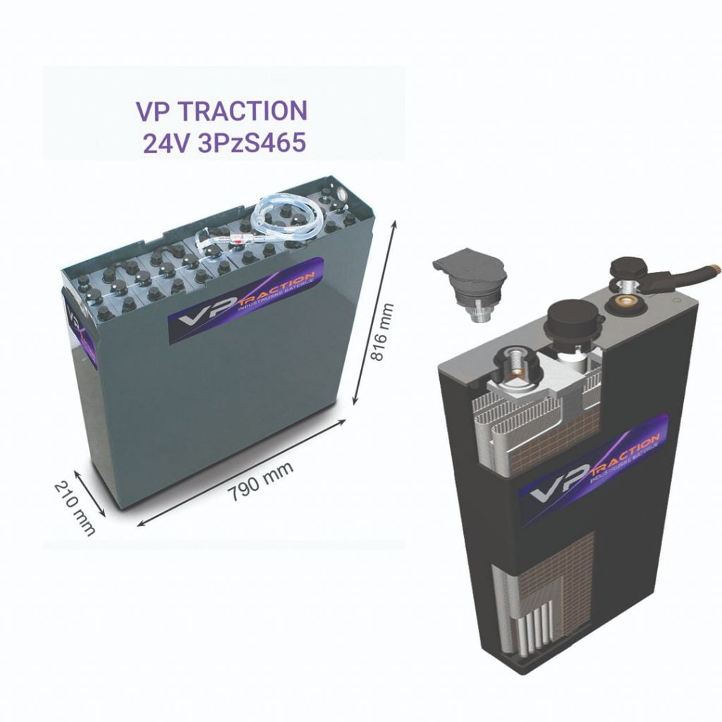 TRAKCIONA BATERIJA 24V-3PzS465Ah-VP TRACTION